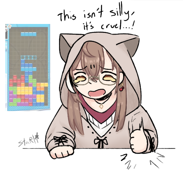 StarliCoffee's tweet photo. Owl struggles with Tetris...
#drawMEI https://t.co/aFQZ9M6HIC