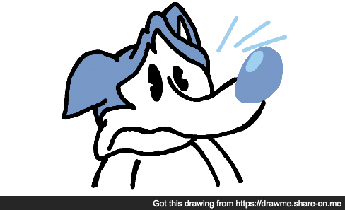 RoyalBlot's tweet photo. Husky's worried where his nose's outline went, it has to be somewhere! XP https://t.co/rop7T5LTUv
