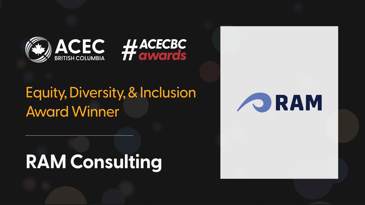 Congratulations to the 2023 #Equity, #Diversity, and #Inclusion Award winner, @RamEngineering! 🎉 #acecbcCommunity #acecbc
