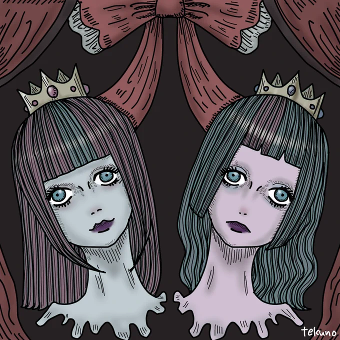 最近のダークイラストたち。 