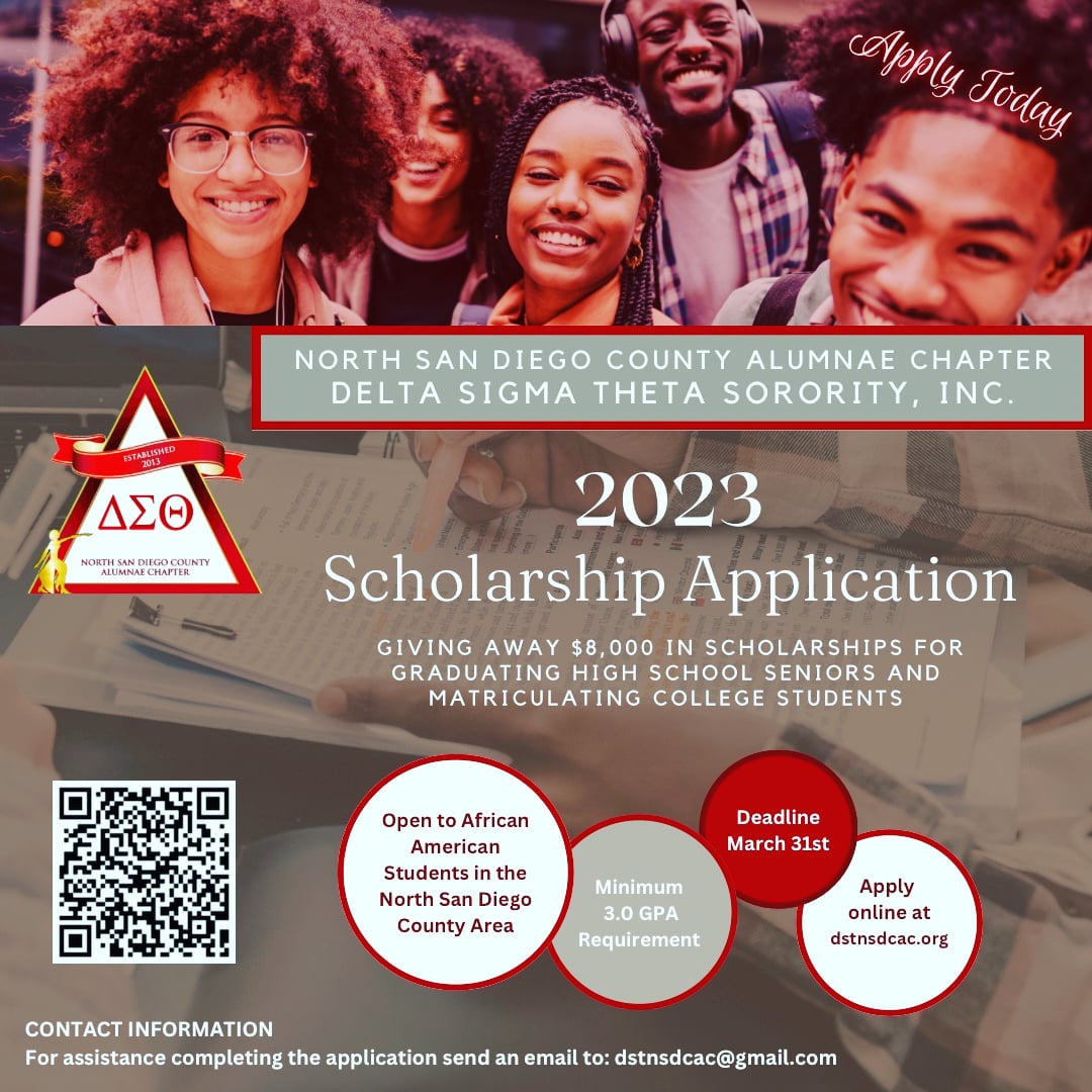Scholarship deadline extended to April 16th!