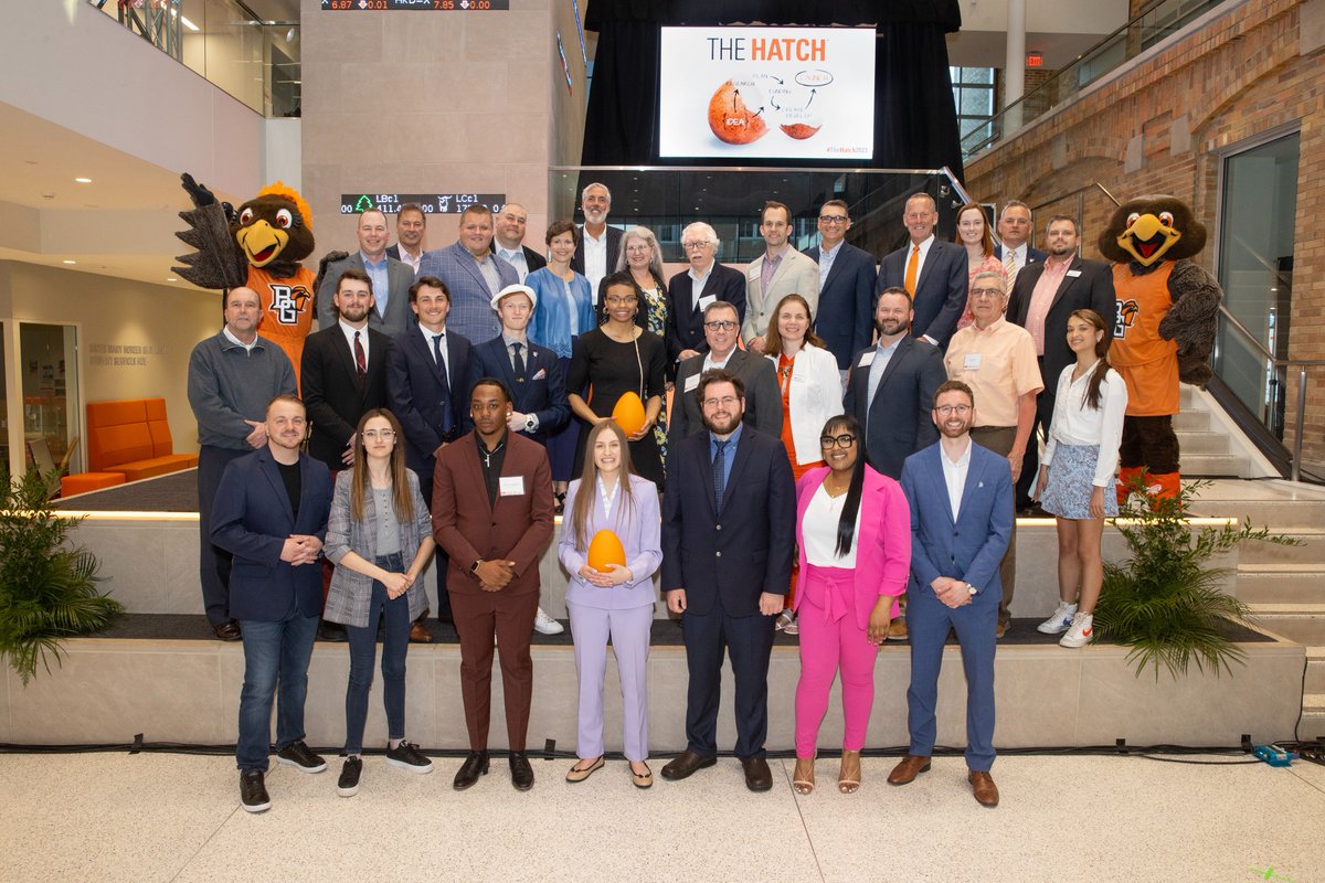 bgsu's tweet photo. Tonight we hatched some deals! 🙌 Congratulations to each of the Hatchlings! #TheHatch2023 https://t.co/G5c8fXaMbD