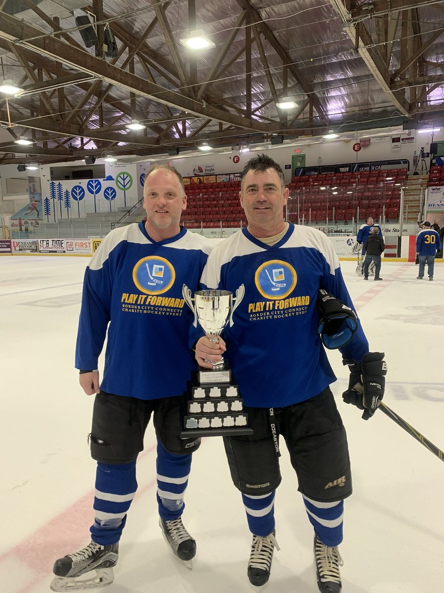 We are one week away from our major fundraiser Play it forward charity hockey game. Have you picked your favourite player and donated yet? Click the link and make a difference who will win the <a href="/TrophyGallery1/">Trophy Gallery</a> cup this year? 

bordercityconnects.com/play-it-forwar…