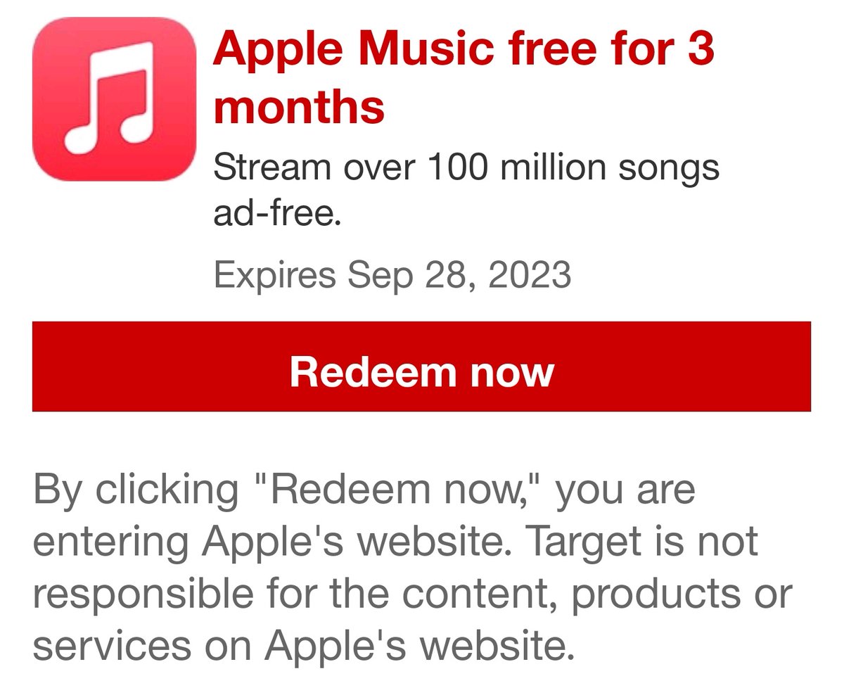 Goreigo on Twitter "RT Dopaminergiica Target is giving Apple Music