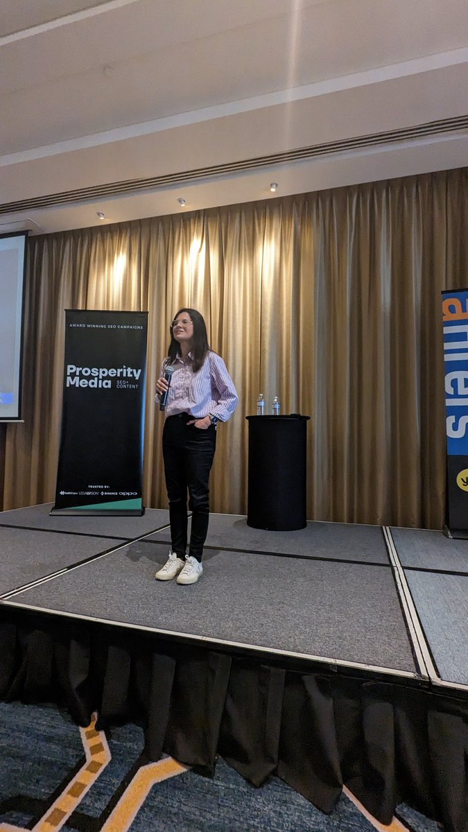 gaganghotra_'s tweet photo. The amazing @aleyda π providing unique & useful insights into leveraging AI for SEO
#sydneyseoconference https://t.co/ZPqxR8AIrE