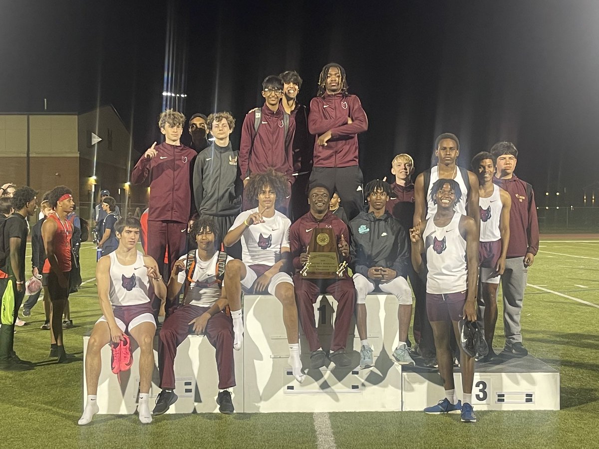 hhs_track's tweet photo. 2023 District 10-5A Track &amp; Field Boys Team Champions https://t.co/aQ1M9gThLd