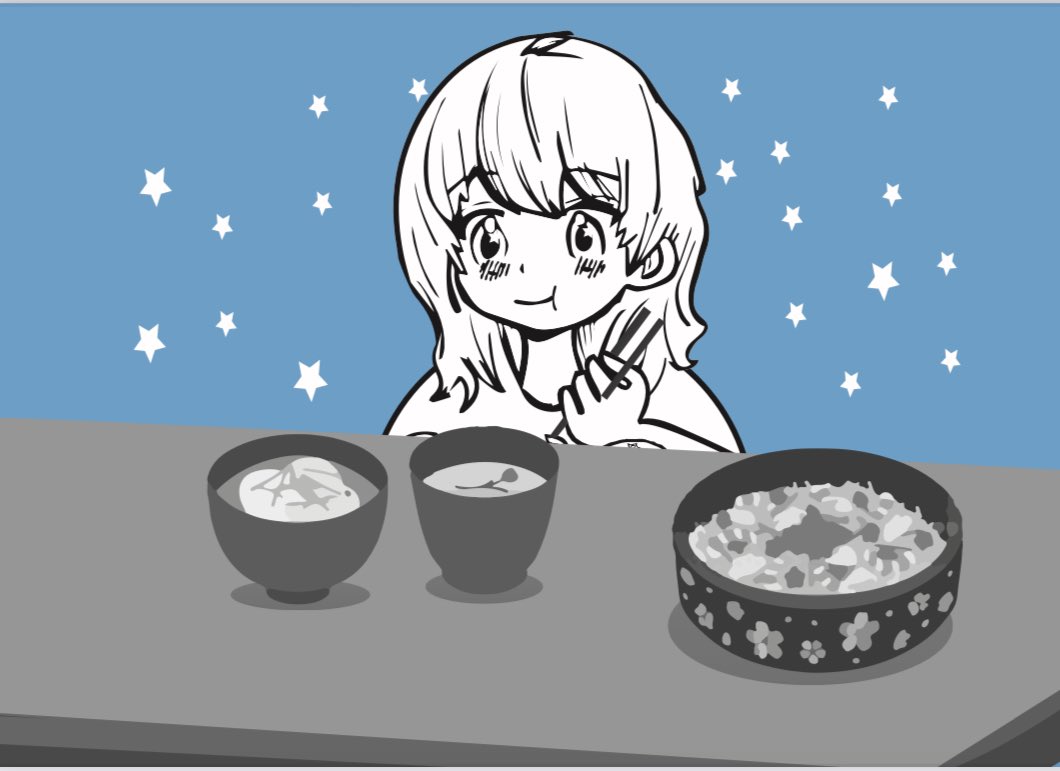 CrisisCandy's tweet photo. episode17
おいしそう〜😊
ちょっとだけ、、、
いただきます♪

#NFTs #NFTCommunity 
#アニメ好き 
#アニメ
#4コマ漫画 
#４コマ https://t.co/saq2aBebNW