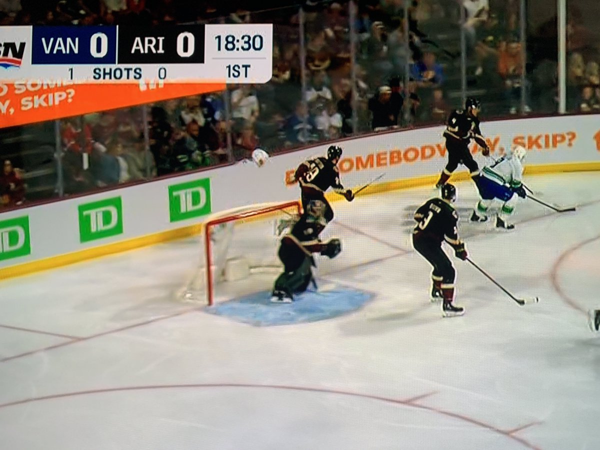 The viewing pleasure is definitely enhanced by not being able to see the players. <a href="/TheStanchion/">Wyatt Arndt</a> <a href="/NHL/">NHL</a>