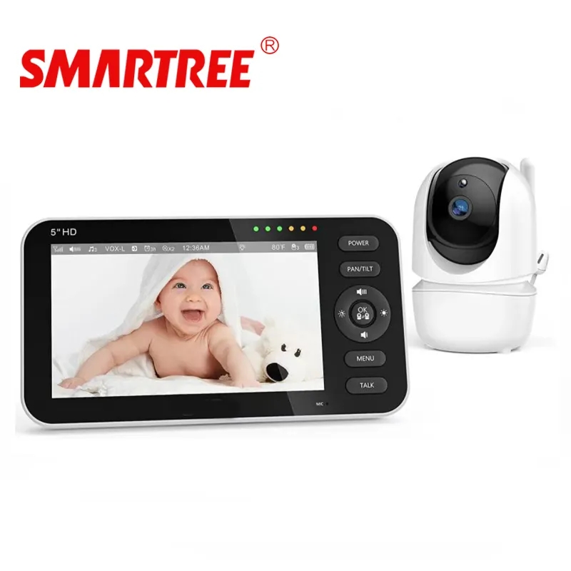 5 inch 720P Baby monitor, baby camera, baby monitor factory