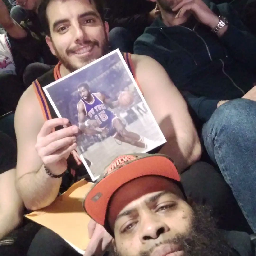 TheSMF_'s tweet photo. Whats up SMF April 29th Win against the Miami Heat we gave away an Autographed photo of Earl Monroe given to the Foundation by the New York K icks organization  and look forward  to the Upcoming Playoffs games at Madison Square Garden @NEWYORKKNICKS5 @nyknicks https://t.co/Bl8Isrj0rC