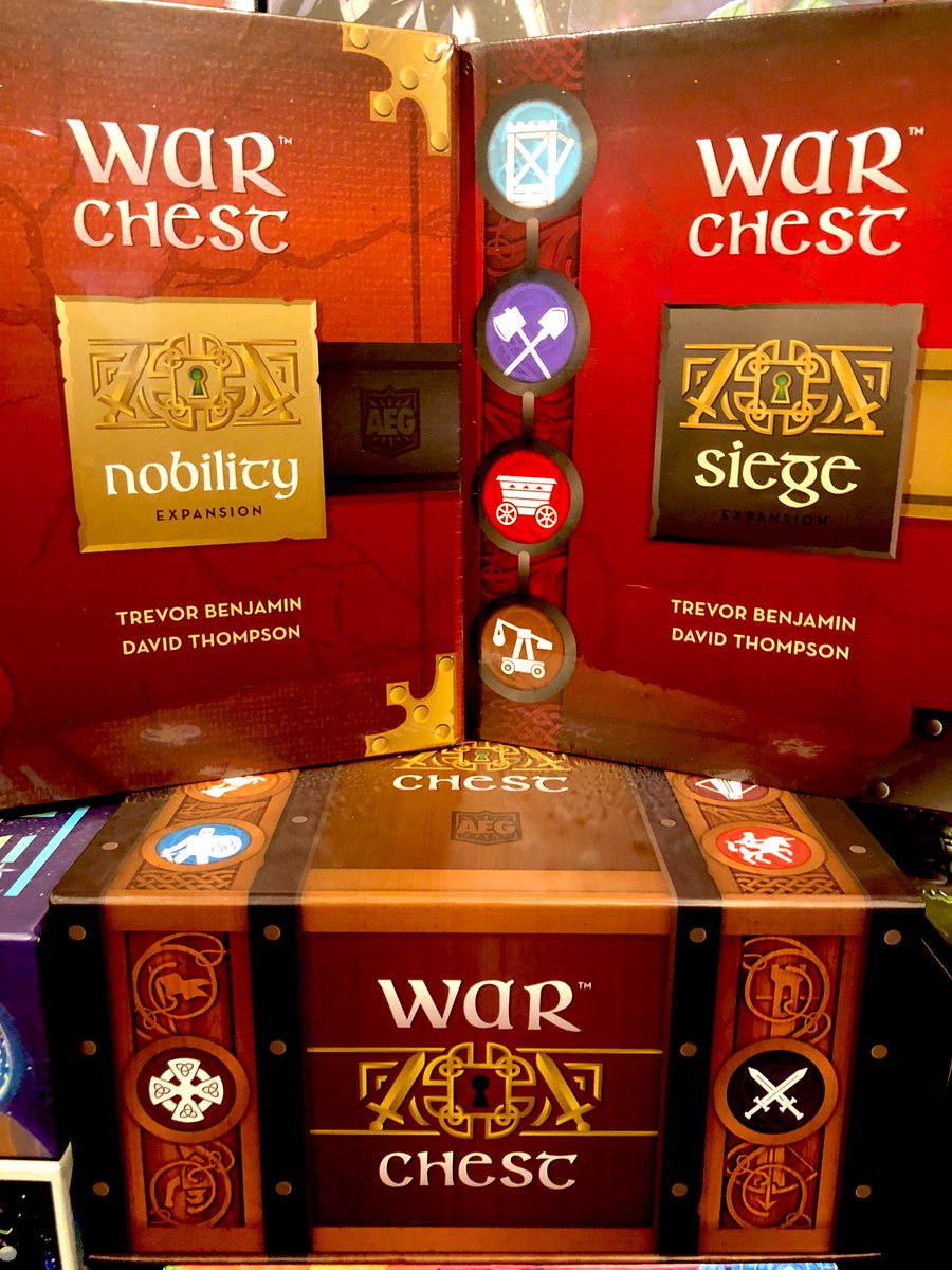 MeepleDungeon's tweet image. Ooooooh heck yes! More War Chest! 
@alderac @trevormbenjamin @djackthompson 
#WeMakeFun