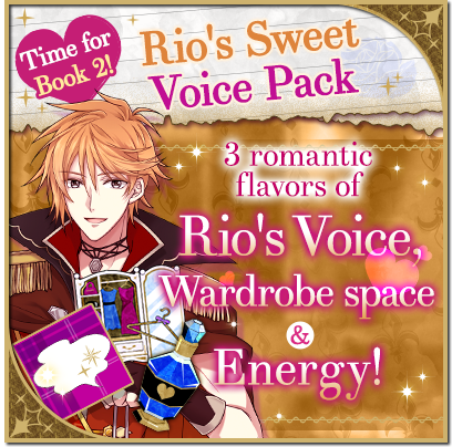 CourtDarkness's tweet photo. Hello Sunbeams,
Rio's Sweet Voice Pack is here!✨
Enjoy 3 romantic flavors of this sunny, loving Prince!🧡🌞
#VoltageInc #CoD #CourtofDarkness #Otome #RioBook2 https://t.co/n00fepW5up