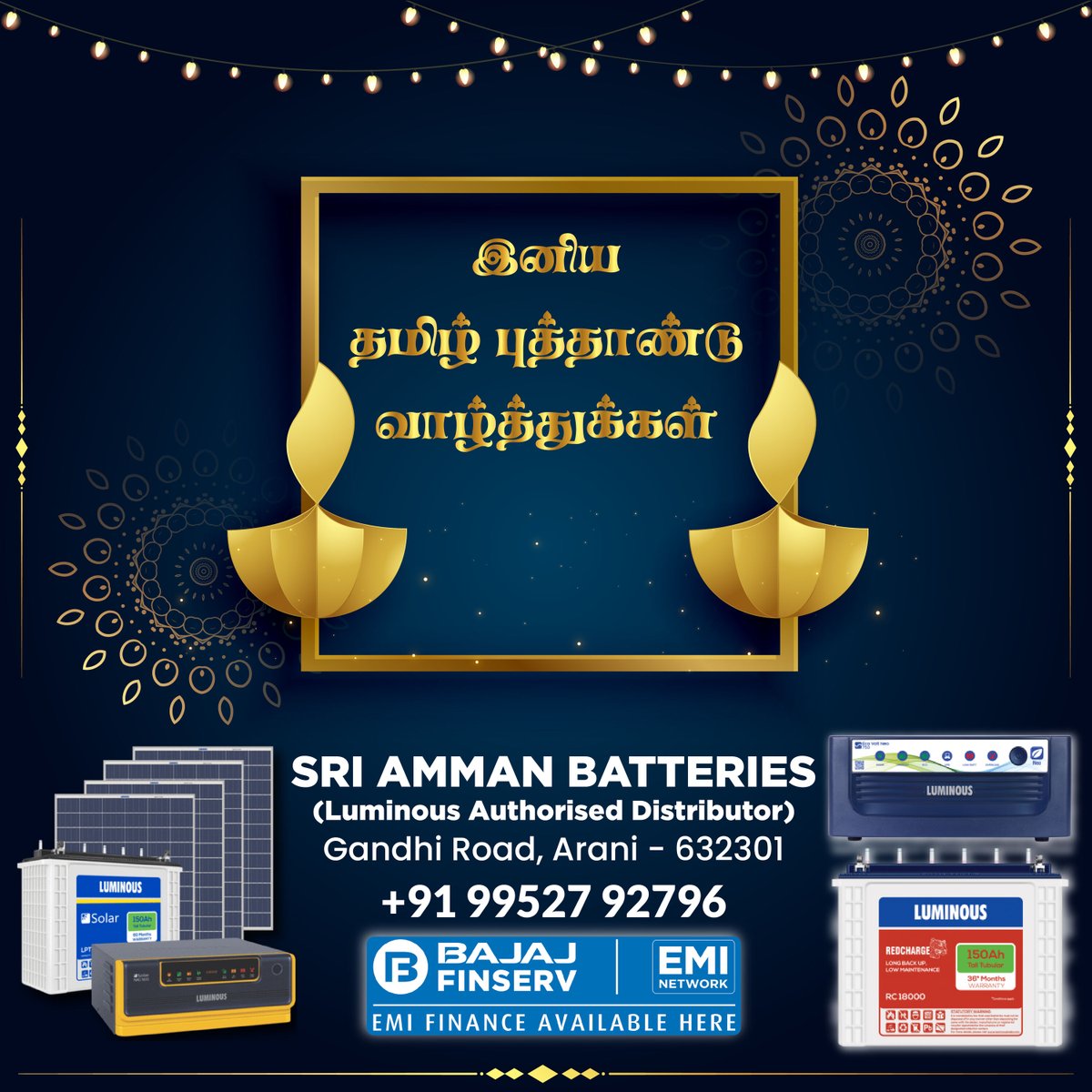 இனிய தமிழ் புத்தாண்டு வாழ்த்துக்கள்…
#happytamilnewyear #Battery #battery #batteryreplacement #batterypower #inverterbattery #invertersystem #solarinverter #inverterbatteries #inverter #solarsystem #solarpanels #solarpower #SolarPower #solar #solarinstallation