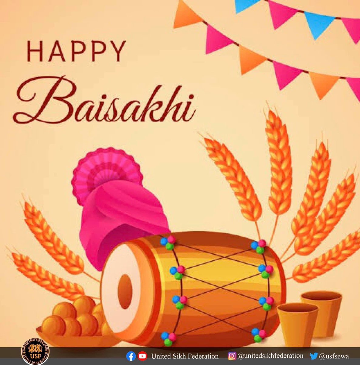 usfsewa's tweet photo. Greetings on the auspicious occasion of Baisakhi.

#Baisakhi https://t.co/H7T08KM3oq