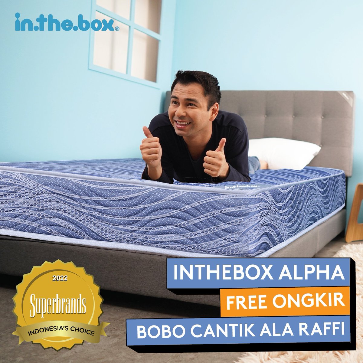 perabot21's tweet image. Kasur Spring Bed INTHEBOX Alpha - FREE Bantal  Ukuran 90x200, 100x200, 120x200, 140x200, 160x200, 180x200, &amp;amp; 200x200
Harga Produk:  Rp1.199.000
Harga Diskon:  Rp1.163.030
s.lazada.co.id/s.9lKay?cc
#springbed
#LazadaID