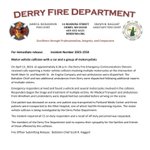 Photo by DERRY NH FIRE DEPT (@DerryFire)