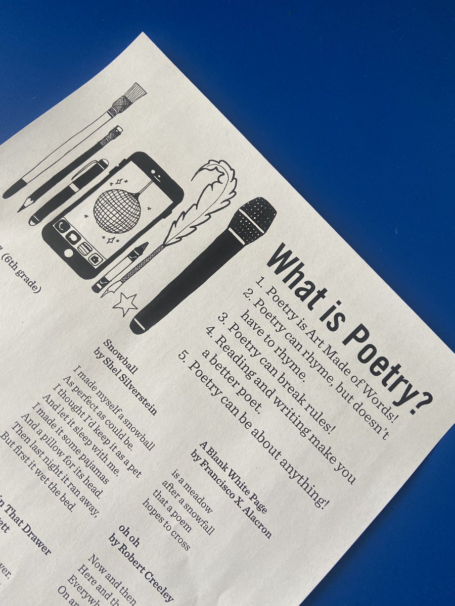 LiteracyLambert's tweet photo. What makes a rainy morning better?  Poetry, first graders, and a passionate teacher!!! @discobirmingham is doing some powerful work in AL schools by challenging students to think creatively.  Partnership with DISCO=critical thinkers 🪩📝 https://t.co/i5hUStDU5p