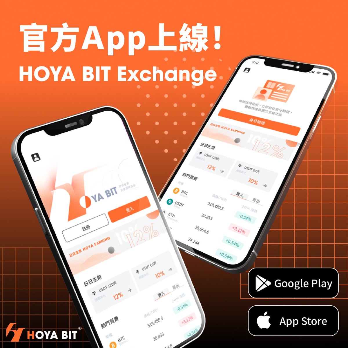 HOYA_BIT's tweet photo. HOYA BIT App is now officially launched on App Store and Google Play! 📲
✅ Taiwan's most secure crypto trading platform
✅ Deposit and get stable earnings
✅ Intuitive and easy-to-use
Get it now ⤵️
iOS 🔗 https://t.co/wvKQOOhxwo
Android 🔗 https://t.co/3NcgFhBiXR
#HOYABIT https://t.co/5GpSQuNESD