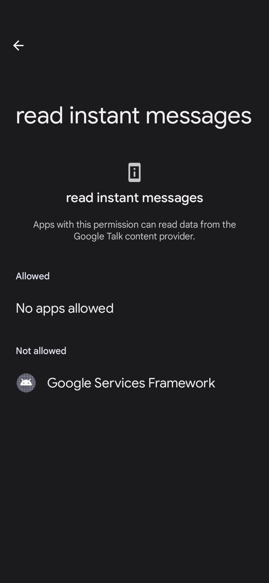 NathanPurcell56's tweet image. What is this for? Because Google Talk no longer exists except on older Android devices that never updated to Hangouts. Is this supposed to be for Google Chat? #android14beta #android #googletalk