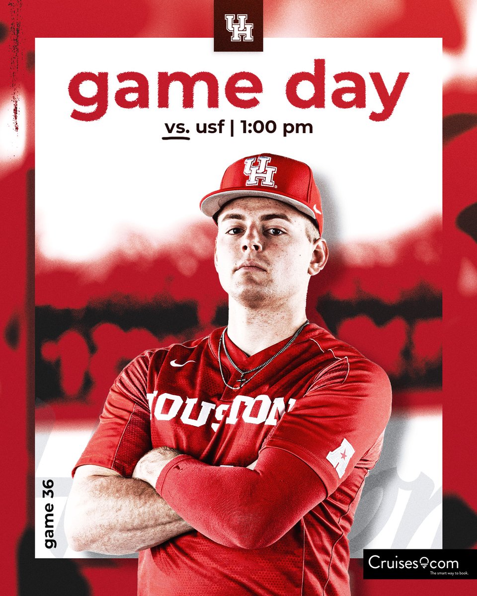 UHCougarBB's tweet photo. 🔴 vs. 🟢

🆚 USF
📍Schroeder Park
⏰ 1:00 p.m. CT
📊 https://t.co/8CivGsyktN
📻 The Varsity Network
📺 ESPN+
💻 https://t.co/lcbSD0tKuC

@lewisjewelery x #GoCoogs https://t.co/2S86UpeWqg