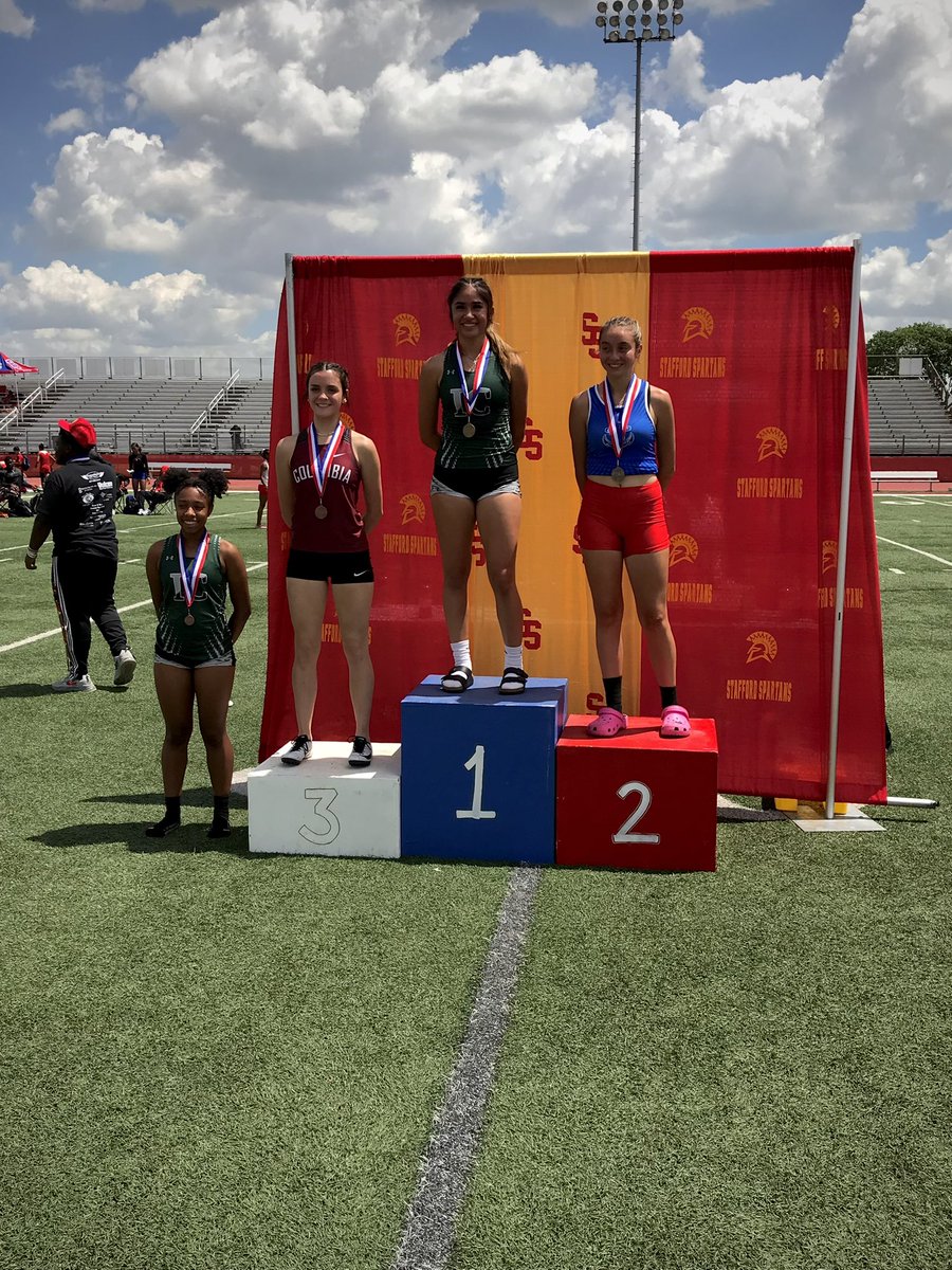1st place in UIL District 26-4A meet for the 1600m!!!
