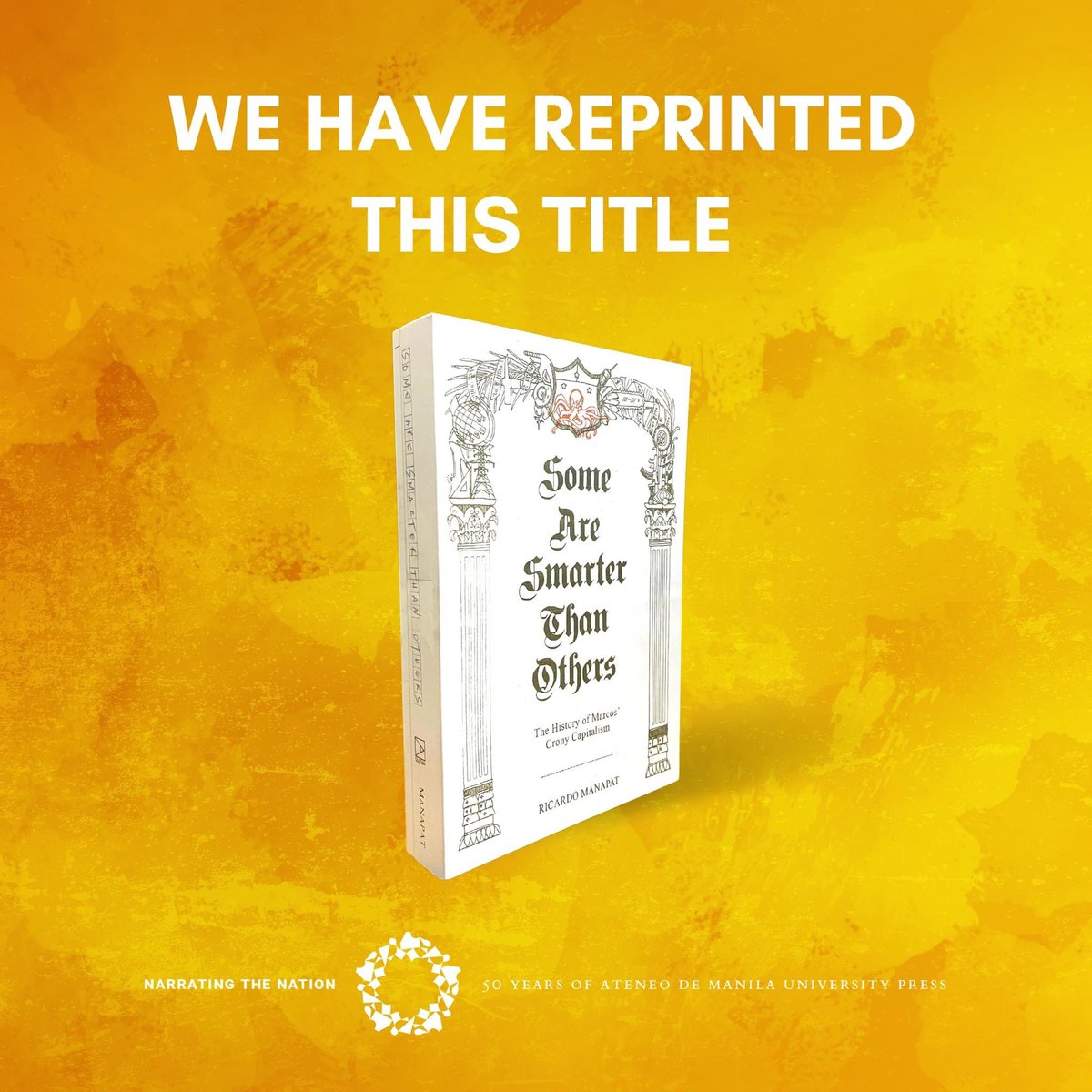 ateneopress's tweet photo. ❗ 𝗪𝗲 𝗵𝗮𝘃𝗲 𝗿𝗲𝗽𝗿𝗶𝗻𝘁𝗲𝗱 𝘁𝗵𝗲𝘀𝗲 𝘁𝗶𝘁𝗹𝗲𝘀 ❗

Website: https://t.co/h7hkugY14G
Lazada: https://t.co/sgBVjyFZka
Shopee: https://t.co/d75lStRZo2 https://t.co/P9Je4gOxTY