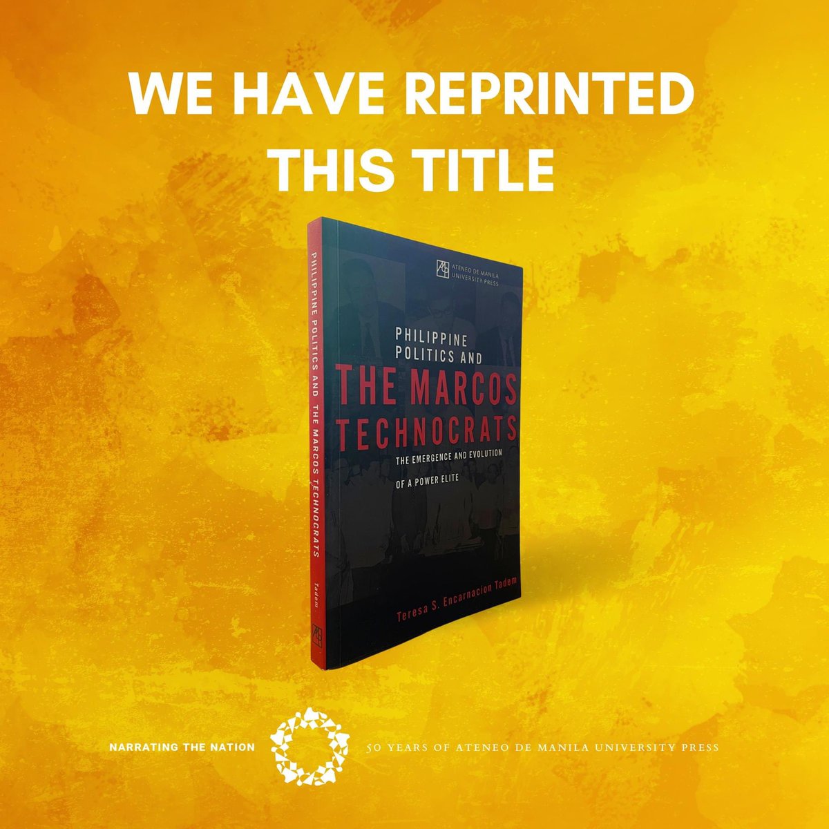 ateneopress's tweet photo. ❗ 𝗪𝗲 𝗵𝗮𝘃𝗲 𝗿𝗲𝗽𝗿𝗶𝗻𝘁𝗲𝗱 𝘁𝗵𝗲𝘀𝗲 𝘁𝗶𝘁𝗹𝗲𝘀 ❗

Website: https://t.co/h7hkugY14G
Lazada: https://t.co/sgBVjyFZka
Shopee: https://t.co/d75lStRZo2 https://t.co/P9Je4gOxTY