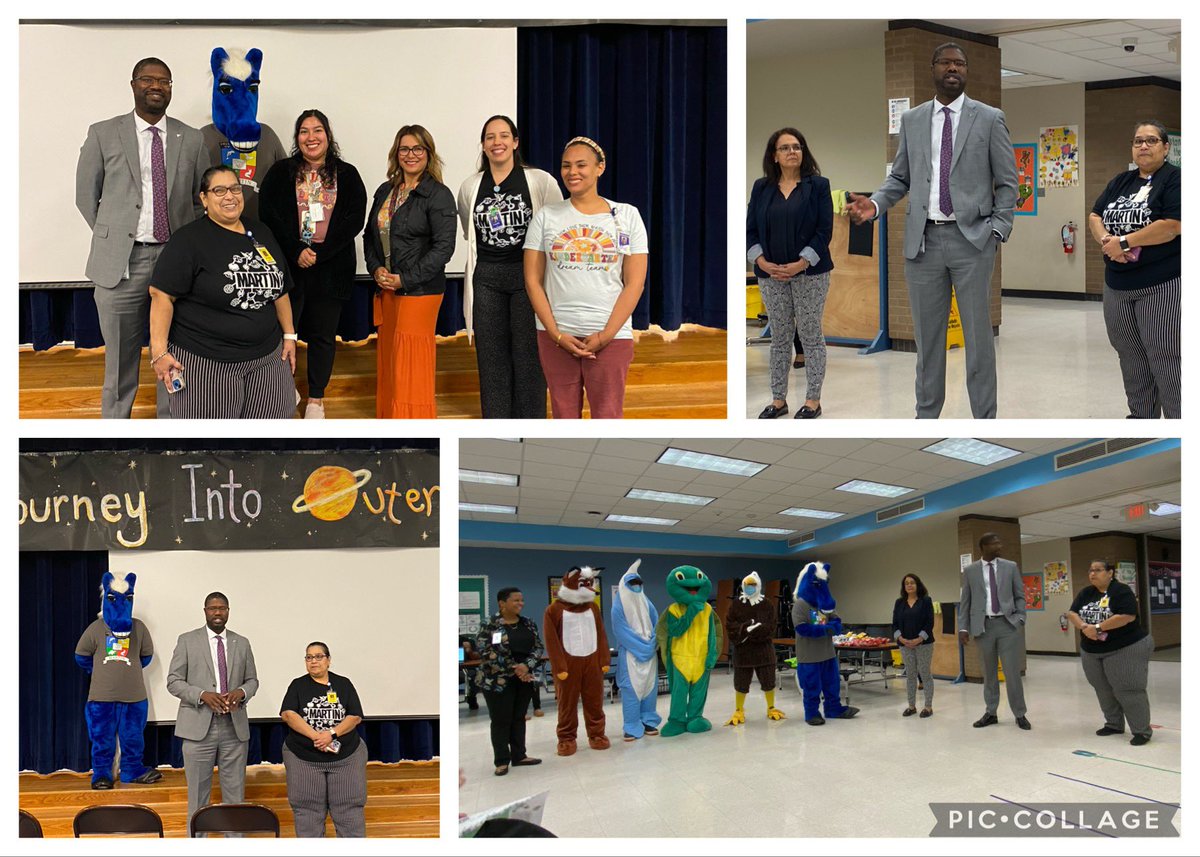 DrTLSha's tweet photo. We were honored to have @AISDSupe @anthonymays5 &amp; Chief of Staff @DrJYAndrews visit our @Martin_Mustangs Kinder Round-Up! Thank you for stopping by to meet our newest Kindergartners &amp; families and even returning families with older Mustangs back for a quick visit! 🎉🐴😃💚💙💛❤️ https://t.co/zSUy3ZqymR
