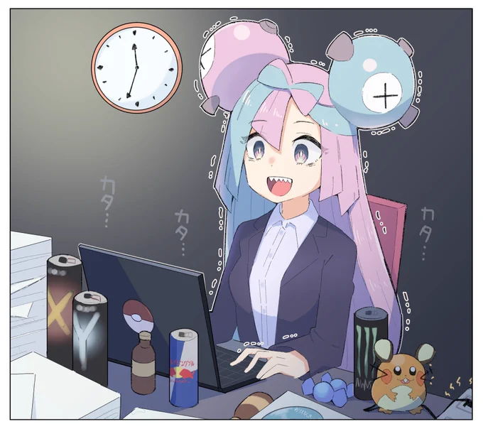ナンジャモが社畜になるやつです…
 #これでフォロワーさん増えました https://t.co/qFu3PkF1fJ