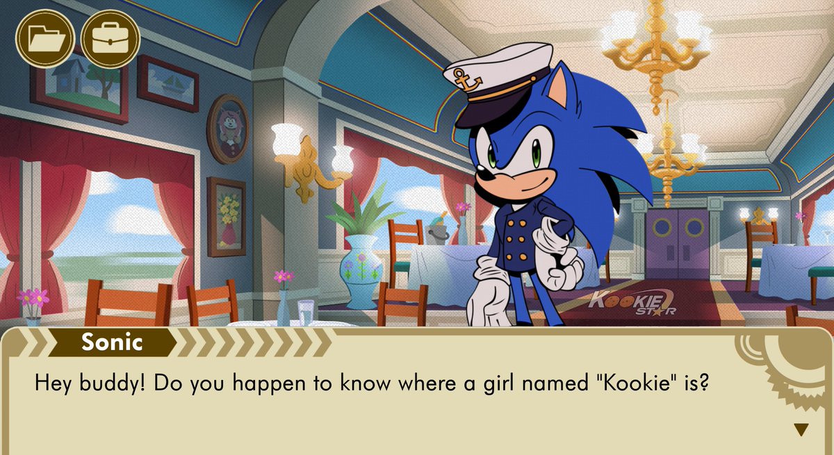 Uhhhh guys...? I think my copy of #TMoSTH is slightly different? Why Sonic is alive? And he's asking about Kookie? I put the name "Keny" on my file. #TheMurderOfSonicTheHedgehog #SonicTheHedeghog #sonicartist #Sonic