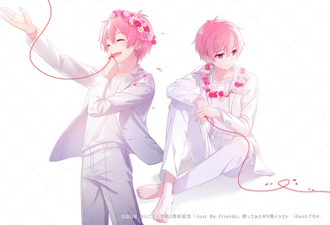 こちらの歌ってみたMVで描かせて頂いたイラストです。歌に合わせて表情差分も色々描かせて頂きました。どうぞよろしくお願いいたします#いれいす  