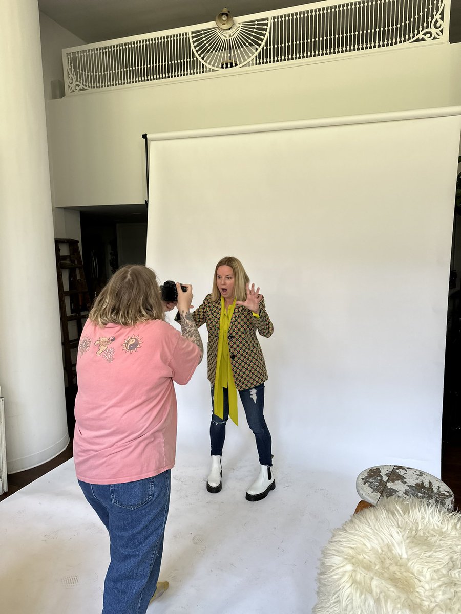 <a href="/rbutlersf/">Reid Butler</a> and I had a truly amazing morning with <a href="/StacieABuhler/">STACIE A BUHLER</a> <a href="/brustavez/">Bruce Estevez</a> and <a href="/Mattapause/">Matthew Pandolfe</a>. Will be a highlight of my trip, getting to hang with you all. Here is the signature photo Stacie wraps up with. Thanks for pushing me outside of my box today, friends. ❤️