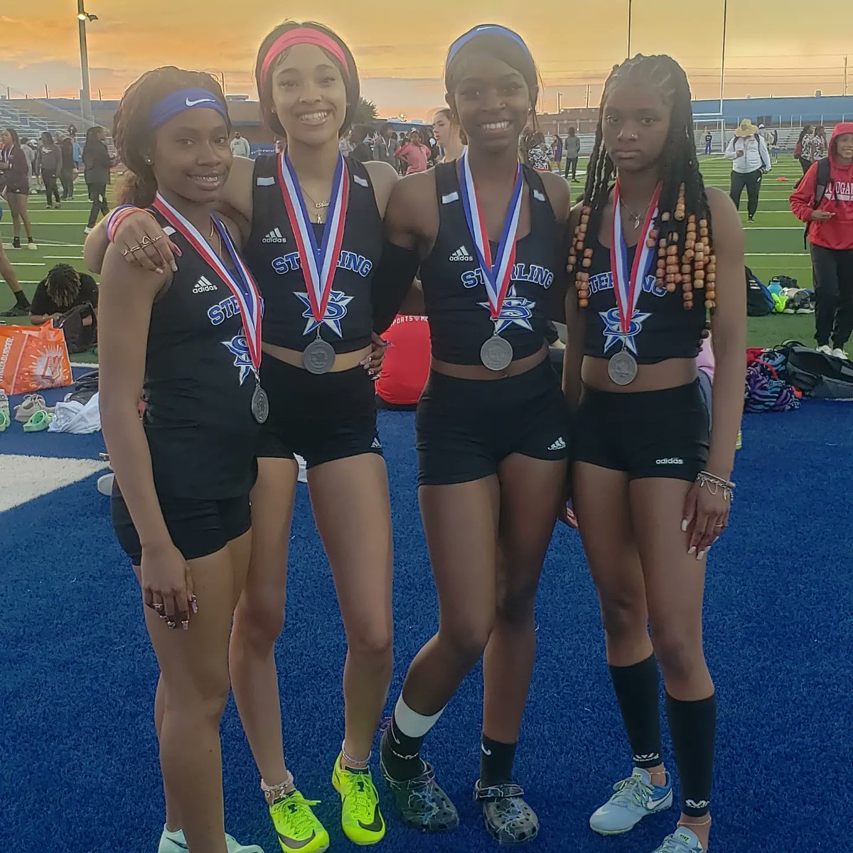 Congratulations on advancing to the Area track meet! Sandra, Cyprianna, McKaylii, Neviah, and Alaina.