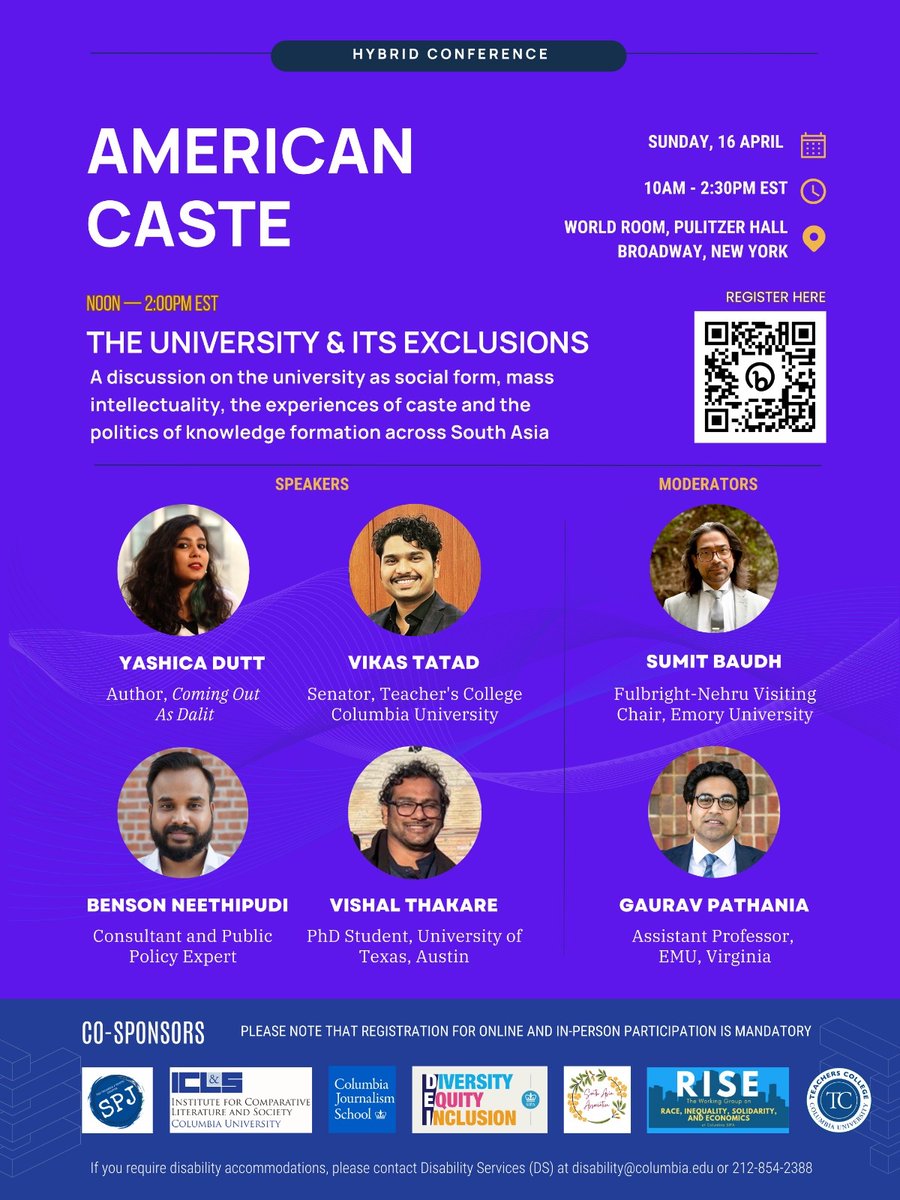 bNeethipudi's tweet photo. Look forward to be back at Columbia, to be among friends, and to speak on this panel along with my prolific peers! Sunday, April 16th at Pulitzer Hall, Columbia Journalism School. 

Register here: https://t.co/DcqLIRMzqx

If you are in NYC, come say hi! https://t.co/0qkQvxiBXJ