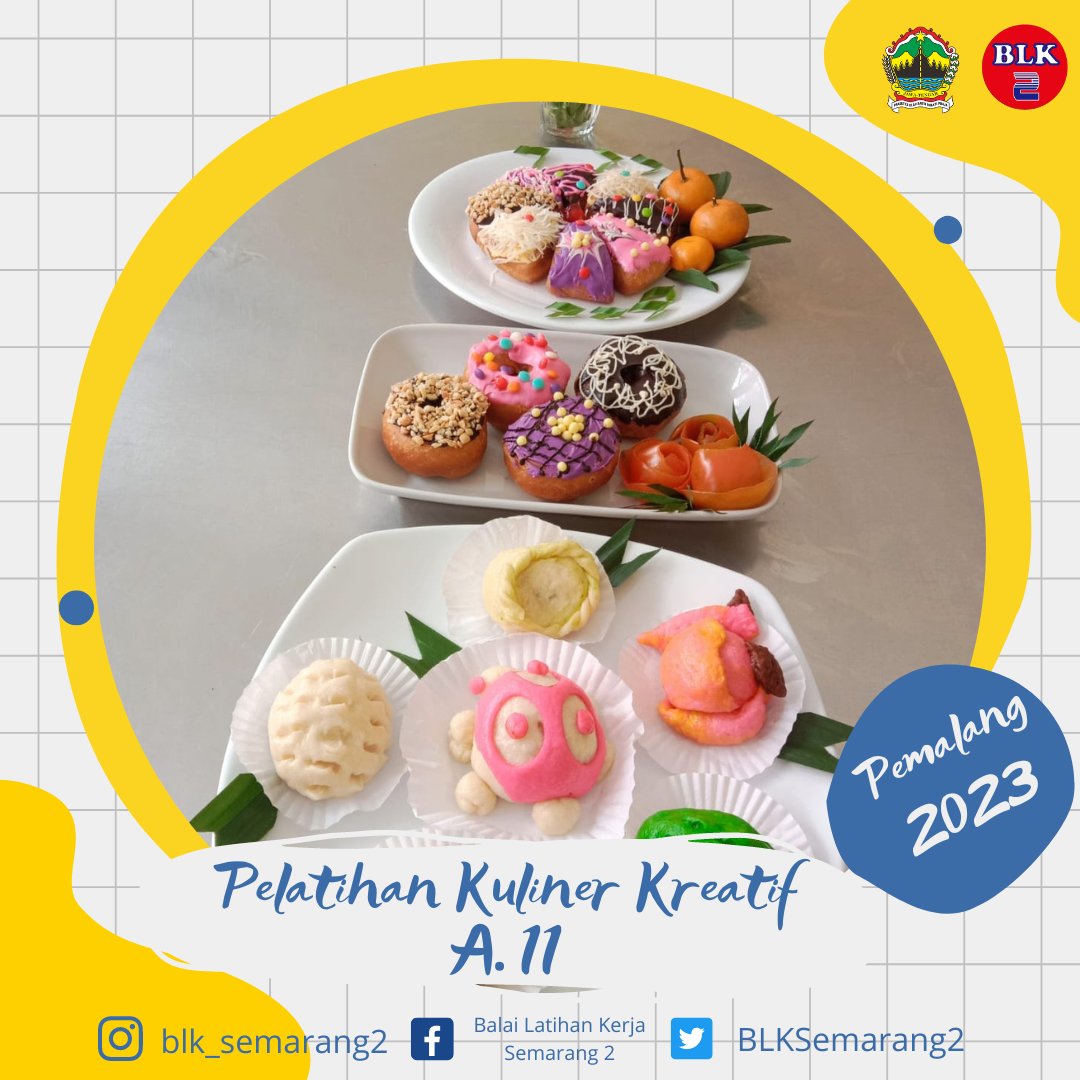 BLKSemarang2's tweet photo. elatihan Kuliner Kreatif angkatan XI Tahun 2023 di Kabupaten Pemalang di buka oleh Ibu Titik Suwarti, SE selaku Sub Koor Seksi Pemasaran BLK Semarang 2. Materi pertama oleh Bapak Agung Widiyanto, SE. https://t.co/TC6Qbg6iLJ  materi kuliner disampaikan oleh Ibu Fajar https://t.co/KbbOBvX88s
