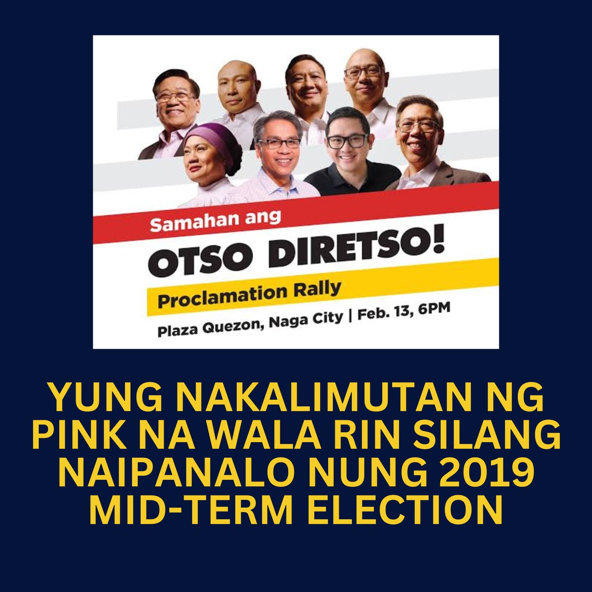 Dinaya kanyo kayo nung 2022? Pero nakalimutan niyong wala rin kayong naipanalo nung 2019. May BAM AQUINO pa dyan pero di pumasok. Si Leni pa endorser niyo pero ligwak pa rin. Jusmiyo.. 😂