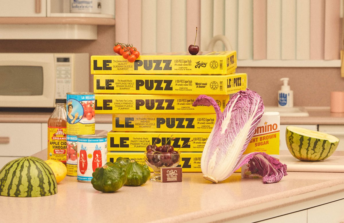 dsgnevrywhr's tweet photo. Design studio Little Troop worked on the design for jigsaw puzzle company @LePuzzPuzzles, creating every element, from branding to packaging, drawing inspiration from vintage game boards and old cereal box graphics.

■ WK-030: Le Puzz
→ https://t.co/U0YuTPQeNx https://t.co/DgIUERP2R3