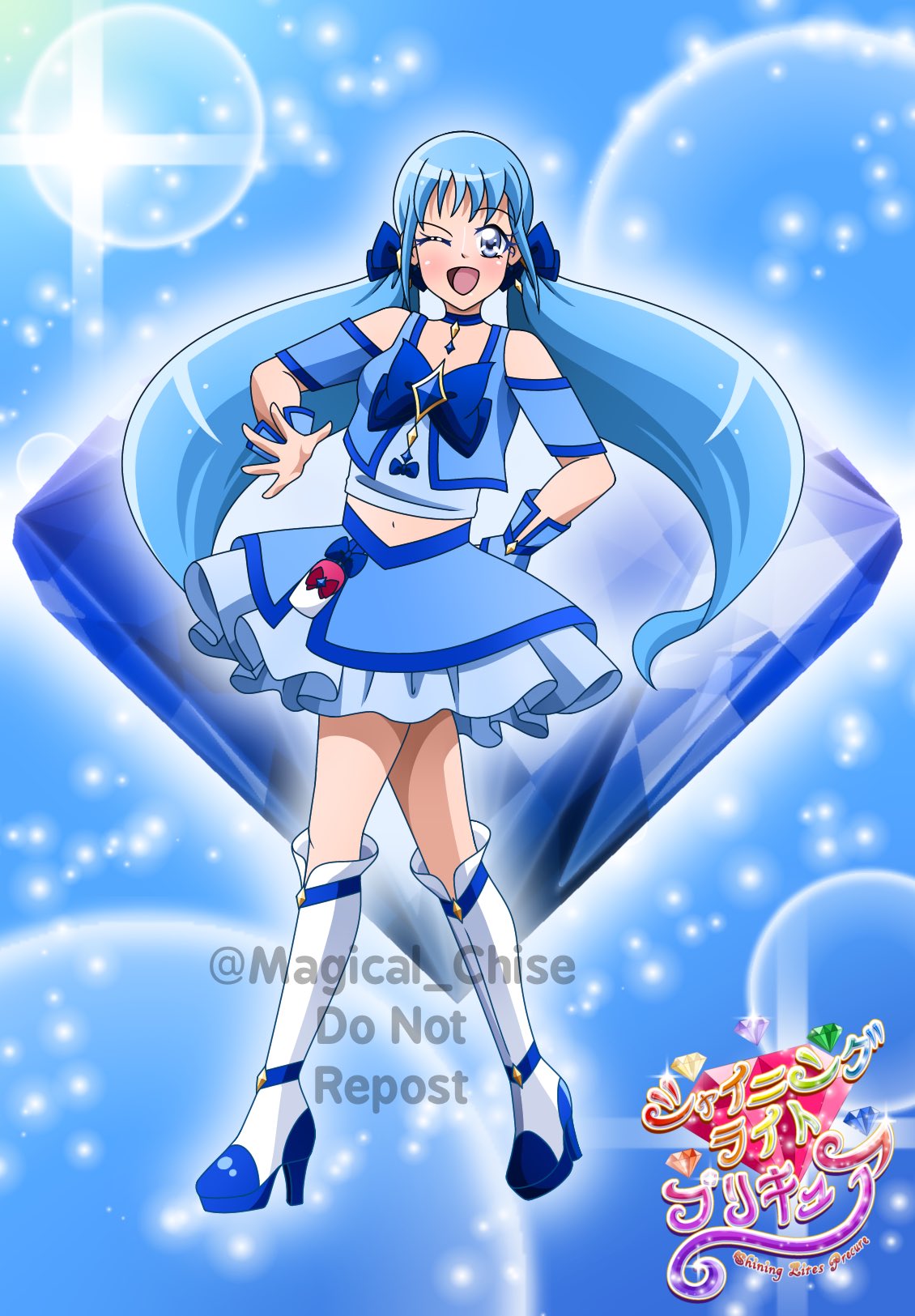 Oceana Precure on Twitter: "Cure Amethyst (キュアアメシスト)/Yukari Tsukiko