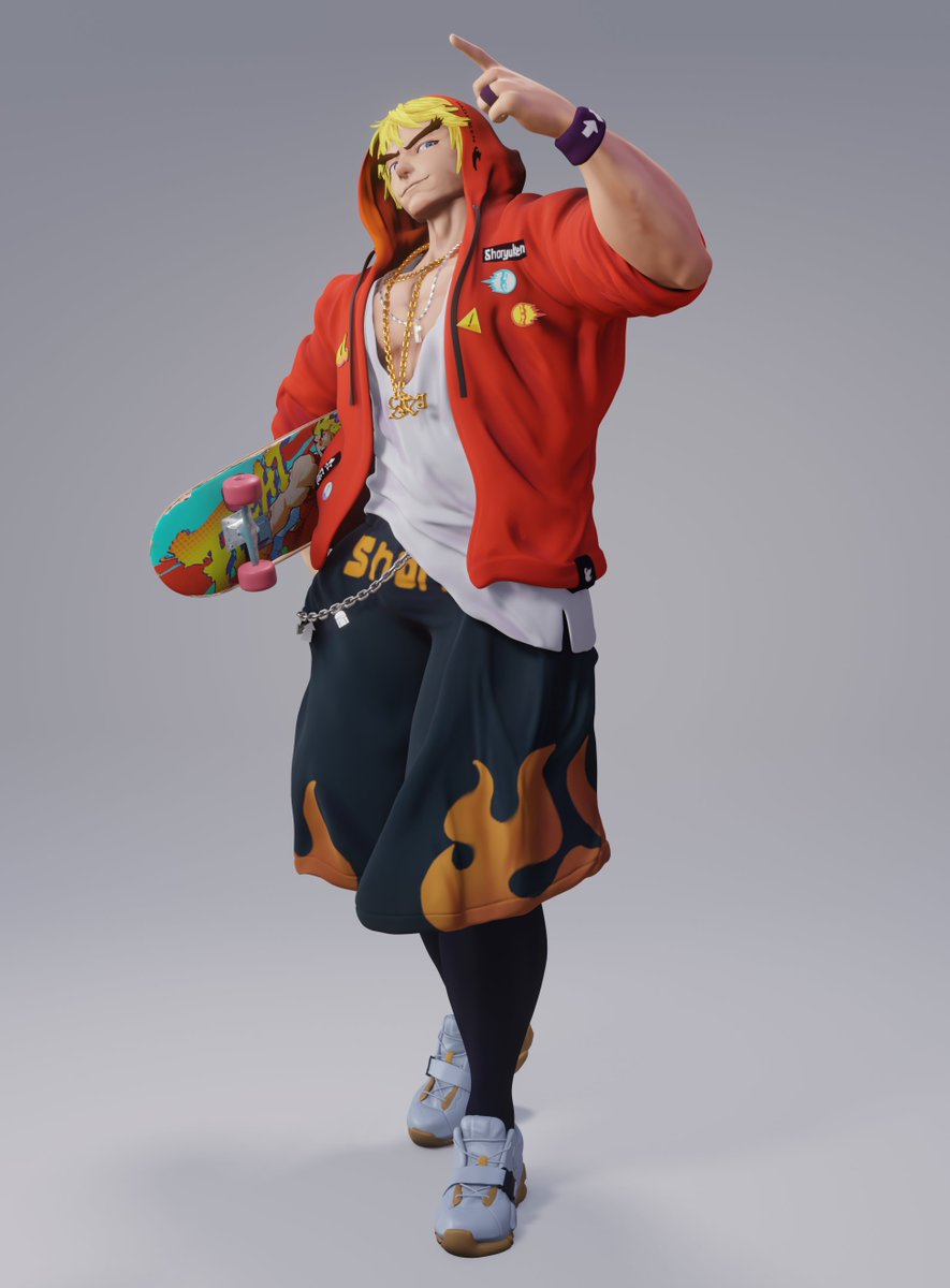 MrMikeyRock's tweet photo. Check out my new 3D model! Taken out from the Street Fighter Duel promos. Let me now what you think! https://t.co/DgceitxHBf