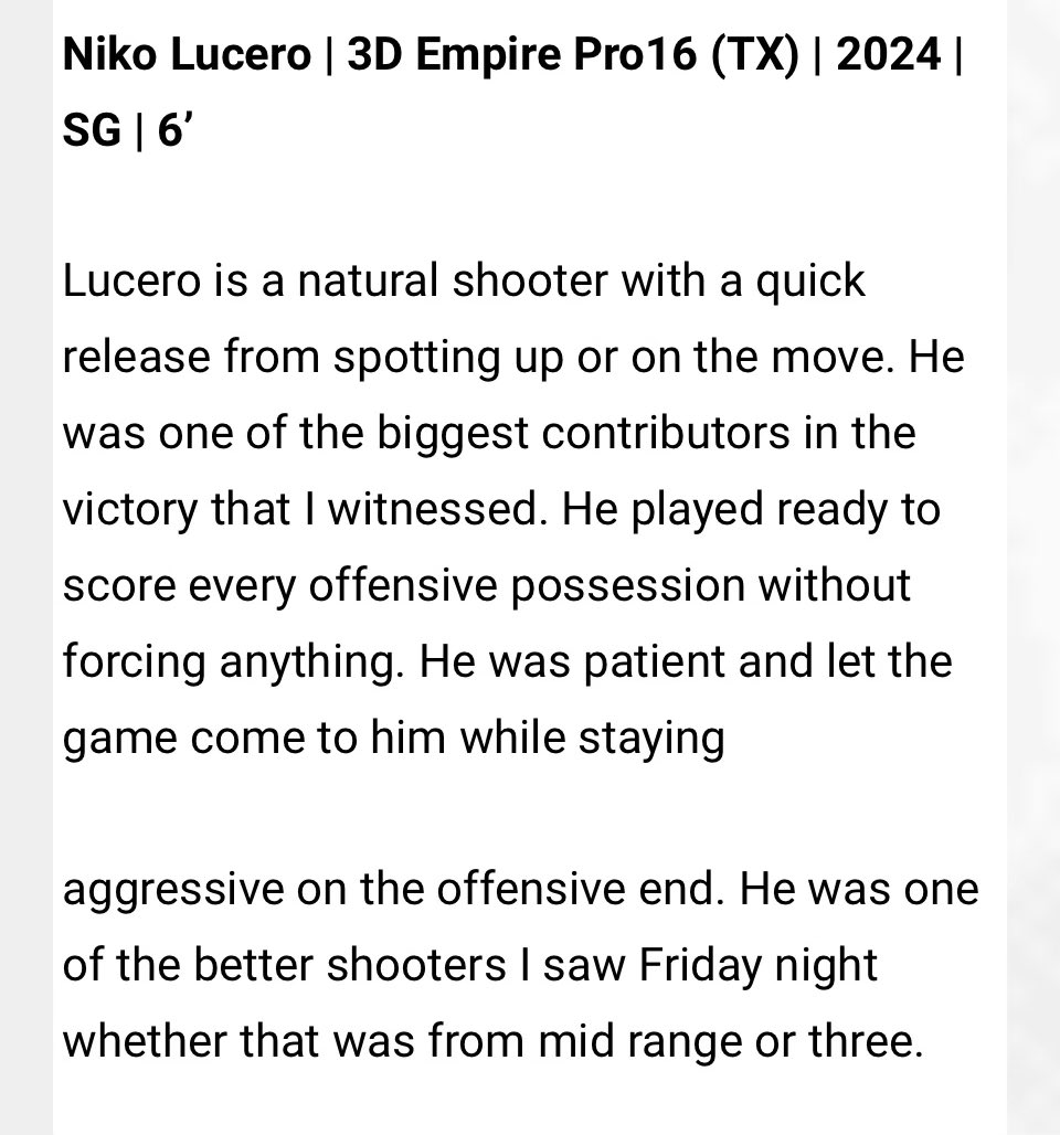 3dHoopsAcademy's tweet photo. 📝 @NikoLucero25 
#3dEMPIRE https://t.co/N9kmlhAdfb