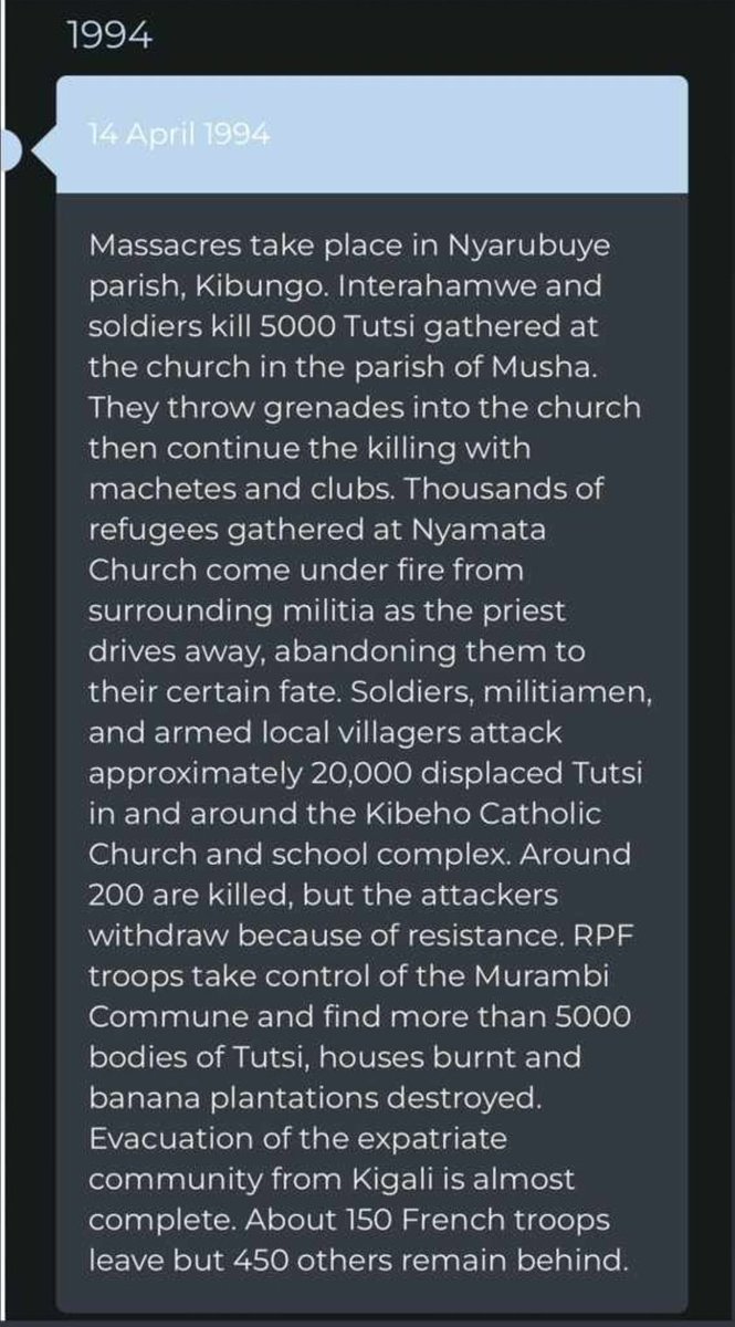 EgidieBibio's tweet photo. #Kwibuka29
Inkirirahato z'i Nyarubuye, de tout coeur avec vous.
#TodayIn1994 https://t.co/onGBM8J8Je