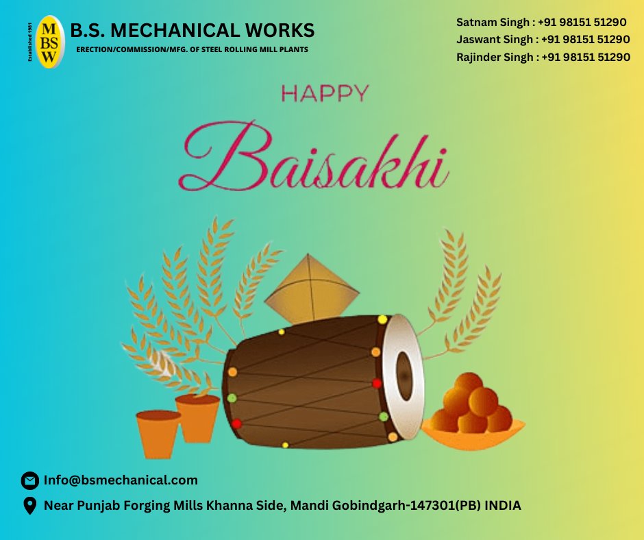 bsmwindia's tweet photo. “May prosperity and joy walk right in your door today. Happy Baisakhi.”
#vaisakhi #happyvaisakhi #vaisakhimela #vaisakhi2018 #vaisakhi2017 #vaisakhildn #vaisakhilist #vaisakhiparade #surreyvaisakhi #vaisakhicelebrations #happy_vaisakhi #vaisakhifestival #sikhvaisakhi #happyvaisak https://t.co/30EOGmFi27