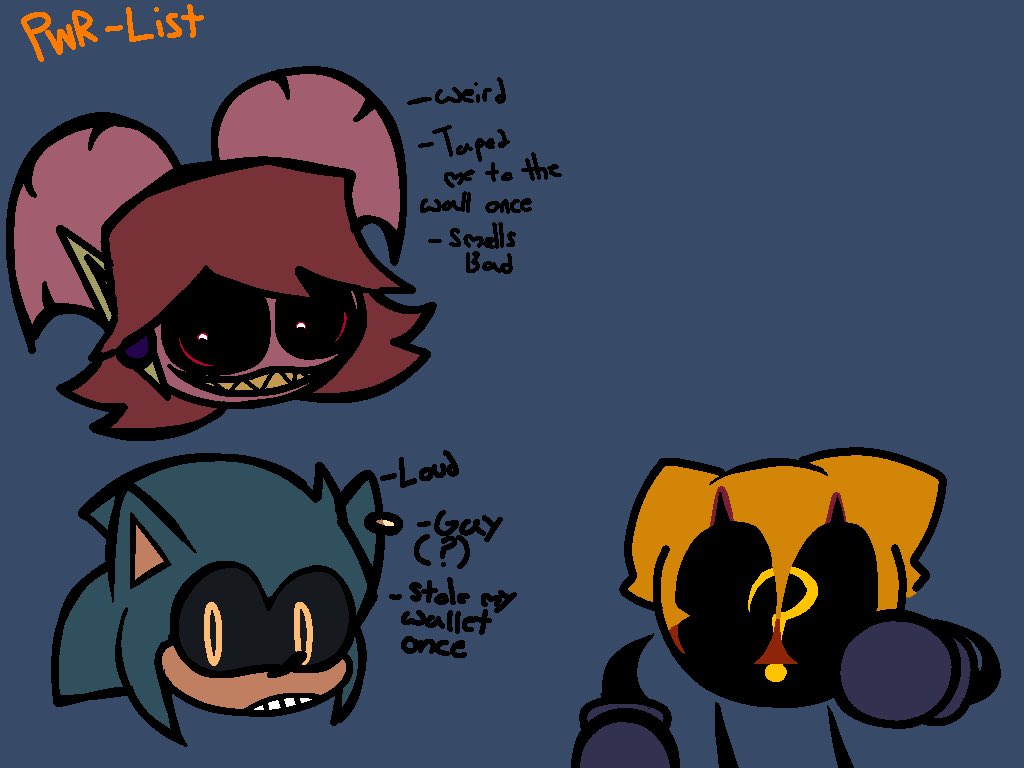TheGroovster_'s tweet photo. What Pwr thinks about the other Hoolihogs
#PACMANEXE #PACMANEXEOC #SONICEXEOC #SONICEXE https://t.co/ynqSYe1PtJ