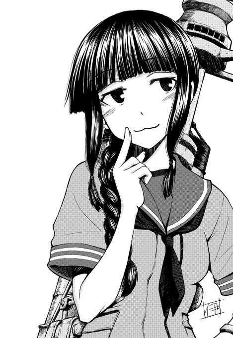 艦これ「昔のらくがき。これは2015年くらいのやつ。スクフェスとか艦これめっちゃやってた」|伊藤ひずみ 色々新連載準備中のイラスト