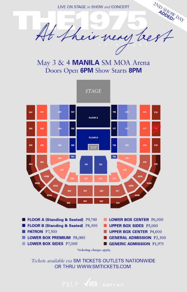 stantwtsvt's tweet photo. WTS LFB

THE 1975 Manila : At their very best

(2) Genad / General Admission Ticket
Price: 2750 (including online fee)

Seat GA 517 Row A

MOP: PAYO or Meet up (Manila or Cavite Area only)

#the1975 https://t.co/MGIj1CbmCH