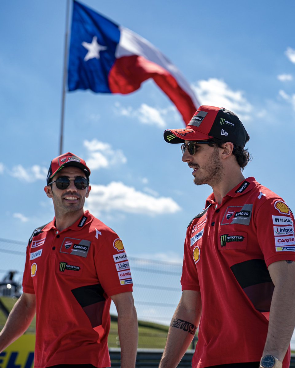 Howdy! 😎🇺🇸 #AmericasGP

#ForzaDucati #DucatiLenovoTeam