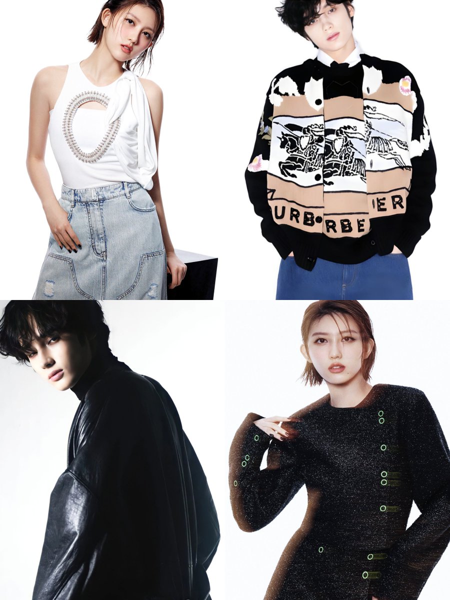 #HUENINGKAI for Men's Folio SG and #GAEUL for L'officiel SG 🖤🤍