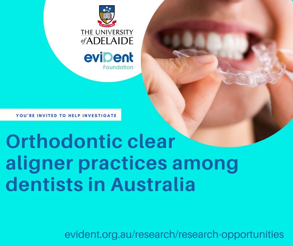 Detailed information about aligner use by dentists in Australia is lacking. If you're a general dentist practising in Australia, with 15 minutes to help us to investigate orthodontic clear aligner practices among general dentists, complete this survey. lnkd.in/ggXSFp7d