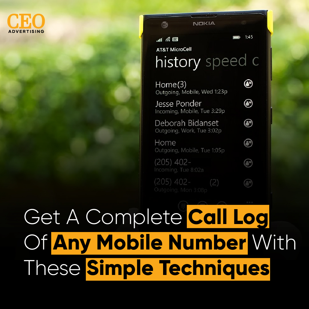 ceoadvertising's tweet image. If you wish to maintain track of a mobile number’s call history, modern technology allows you to do so. 

Read More: ceoadvertising.com/call-history-o…

#ceo #ceoadvertising #ceomagazine #calllog #callhistory #mobilenumbers #calllogs