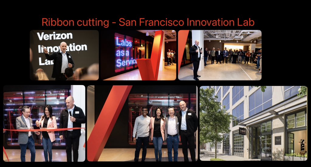 We officially cut the ribbon at our new San Francisco Innovation Lab, showcasing live tech demos that solve real-world challenges for our customers &amp; partners. I enjoyed moderating a panel with partners from #lockheedmartin #ericsson &amp; #dreamscape  

rcrwireless.com/20230413/5g/ve…